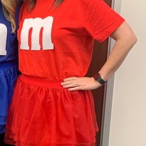Women’s Red M&M Halloween Costume